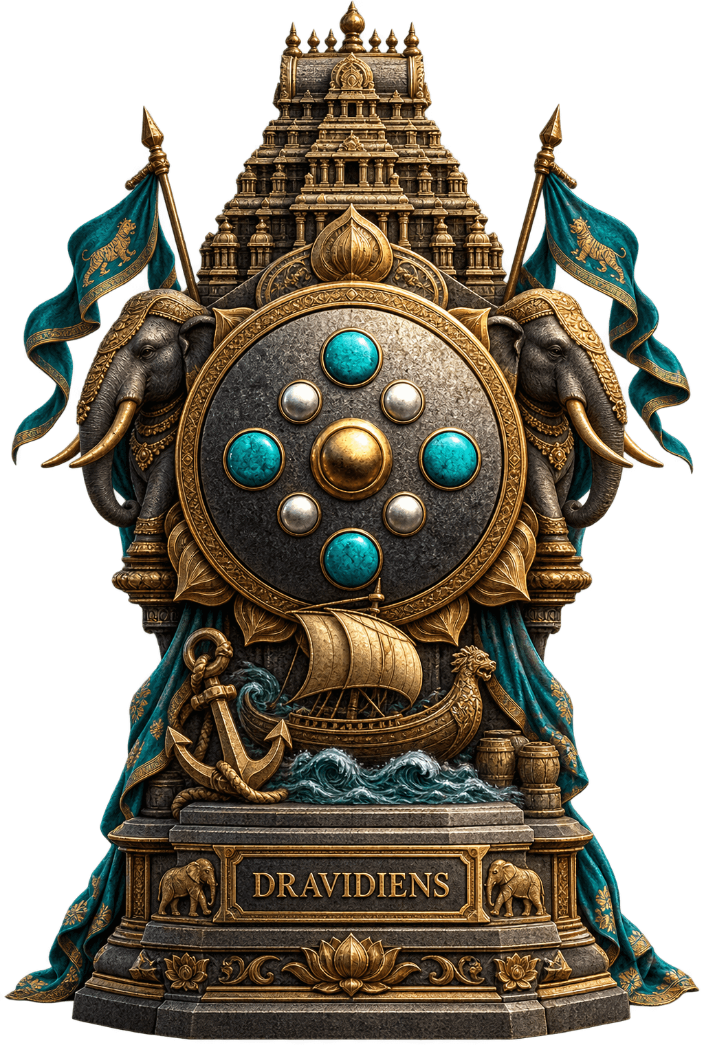 Trophée de la civilisation Dravidiens